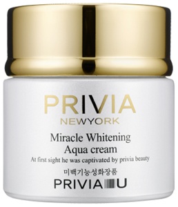 PRIVIA Антивозрастной ночной крем-маска "Privia Miracle Whitening Aqua Cream", 80мл PRIVIA Антивозрастной ночной крем-маска "Privia Miracle Whitening Aqua Cream", 80мл