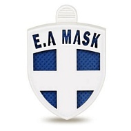 Блокатор вирусов Ecom Air Mask в форме значка (синий)